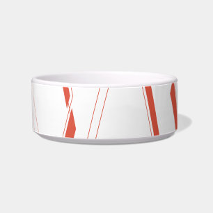 Modern, simple urban plant abstraction graphic art bowl