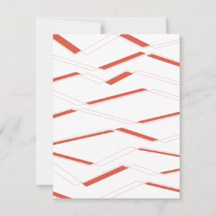 Modern, simple urban plant abstraction graphic art card