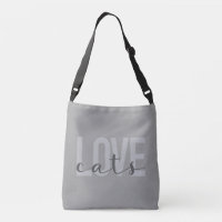 Modern, simple, urban, trendy design Love Cats