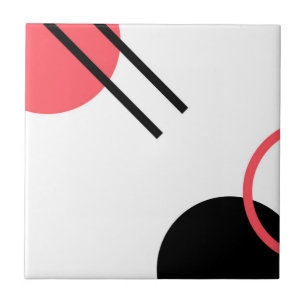 Modern, simple, urban, trendy geometric design tile