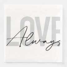 Modern, simple, urban typography "Love Always"