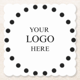 Modern Simple White Marble Rustic Paper Coaster