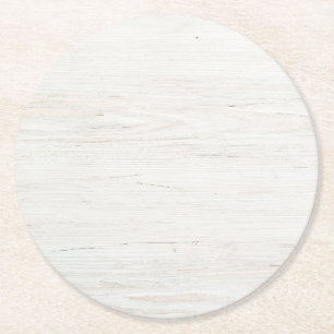 Modern Simple White Marble Rustic Paper Coaster
