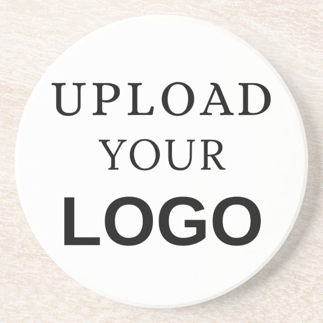Modern Simple White Marble Rustic Paper Coaster (Front)