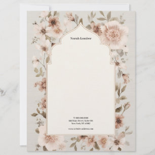 Modern Simple White Professional  Custom Letterhead