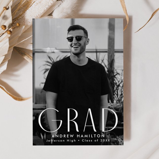 Modern Simplicity Photo Graduation Announcement (Creator Uploaded)