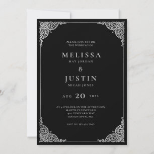 Modern Simplistic Wedding Invitation
