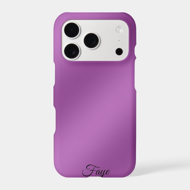 Modern Simply Solid purple gradient Wave pattern (Back)