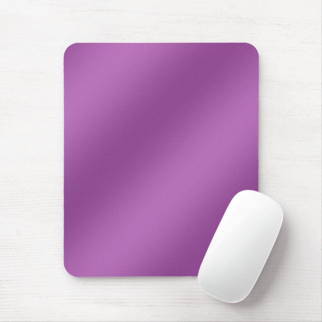 Modern Simply Solid purple gradient Wave pattern Mouse Mat (With Mouse)