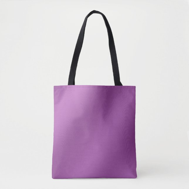 Modern Simply Solid purple gradient Wave pattern Tote Bag (Front)