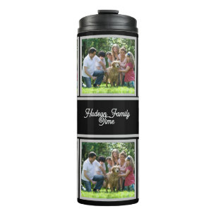 Modern Six Custom Photo Thermal Tumbler