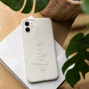 Modern Sketched Script Personalised Name iPhone 16 Case