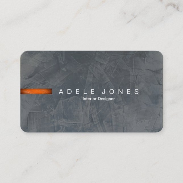 Modern Slate Business Card (Front)