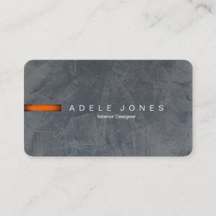 Modern Slate Minimalist Business Card