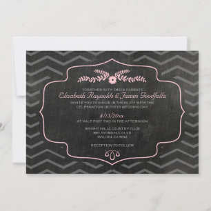 Modern Slate Wedding Invitations