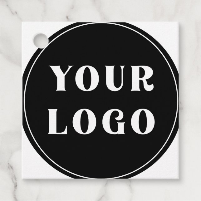Modern, Sleek, stylish, & Customisable Favour Tags (Front)