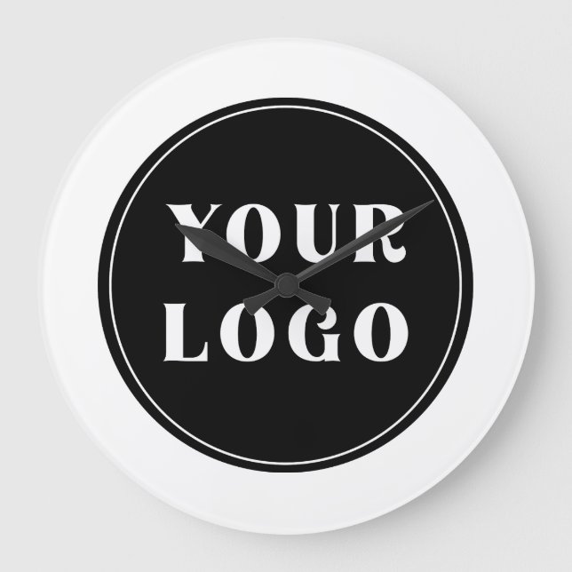 Modern, Sleek, stylish, & Customisable Large Clock (Front)