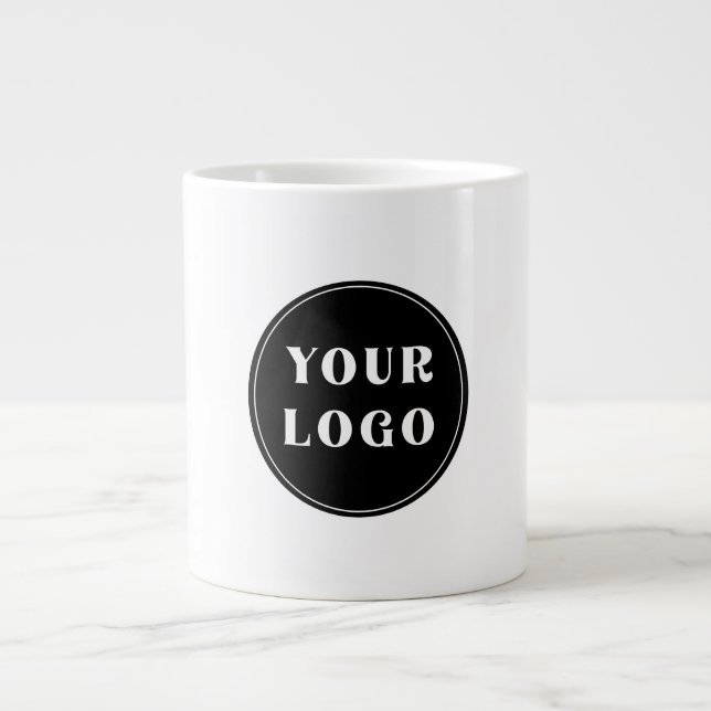Modern, Sleek, stylish, & Customisable Large Coffee Mug (Front)