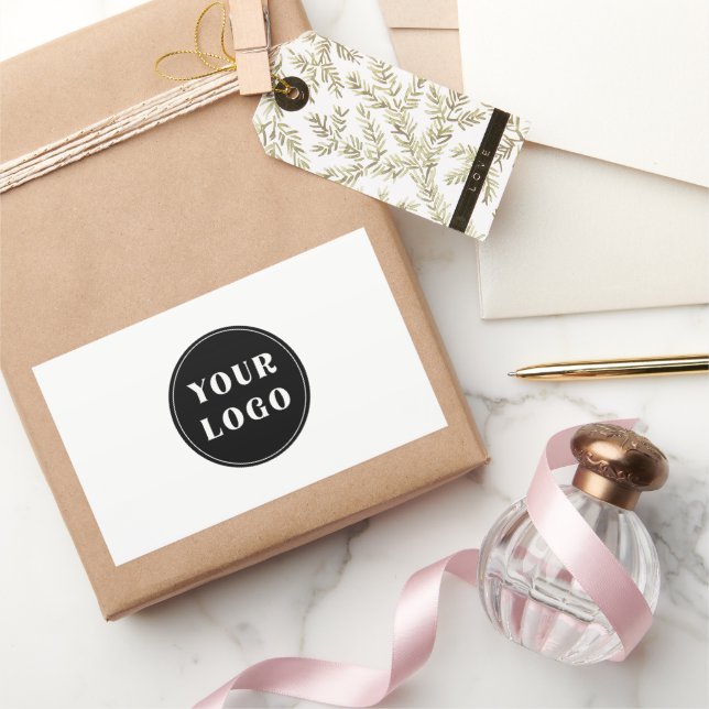 Modern, Sleek, stylish, & Customisable Rectangular Sticker (Gifting)