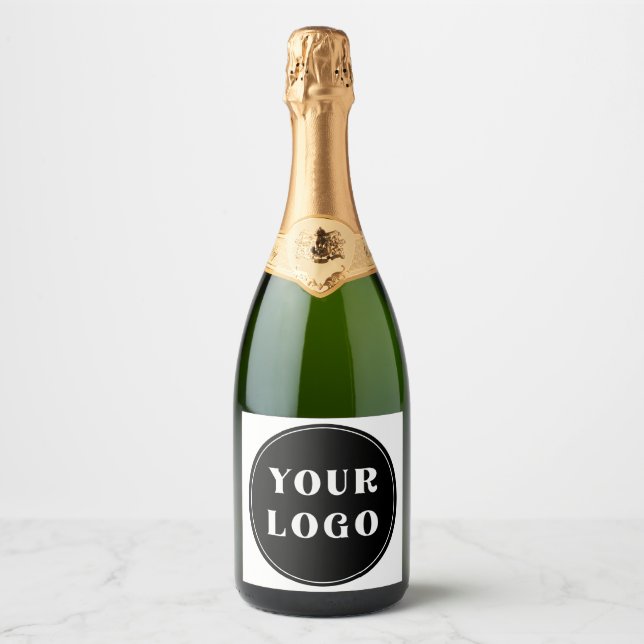 Modern, Sleek, stylish, & Customisable Sparkling Wine Label (Front)