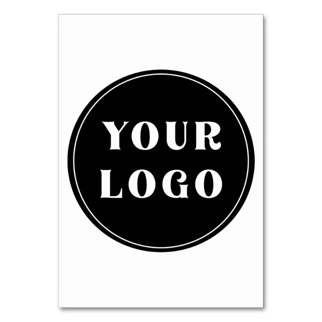 Modern, Sleek, stylish, & Customisable Table Number (Front)