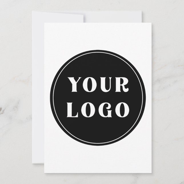 Modern, Sleek, stylish, & Customisable Thank You Card (Front)