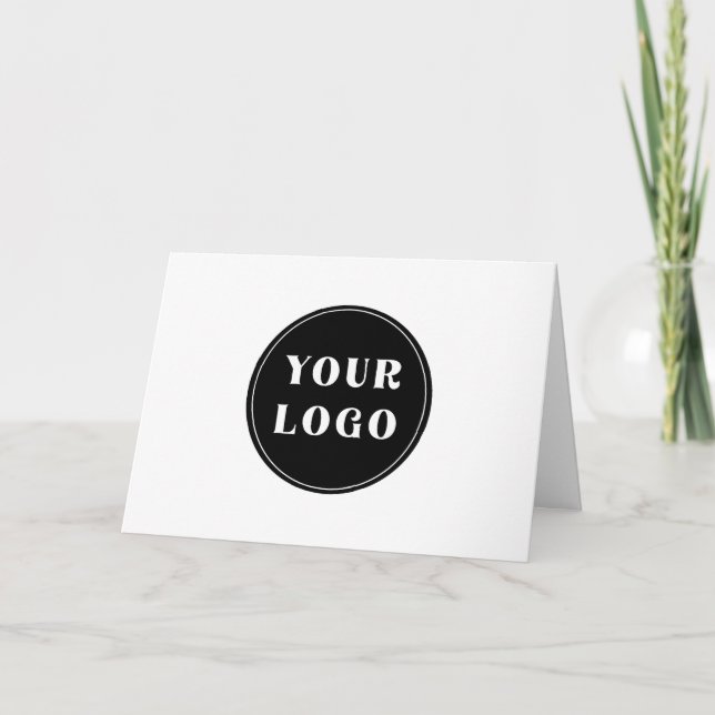 Modern, Sleek, stylish, & Customisable Thank You Card (Front)