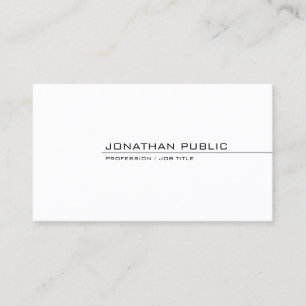 Modern Sleek Template Sophisticated Professional Business Card