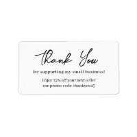Modern Small Business Thank You Script Packaging