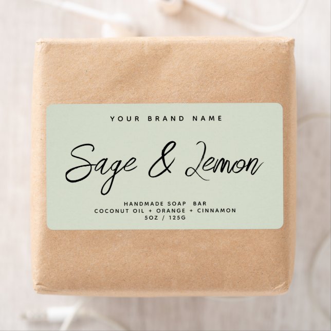 Modern soap simple elegant cosmetics label (Insitu)
