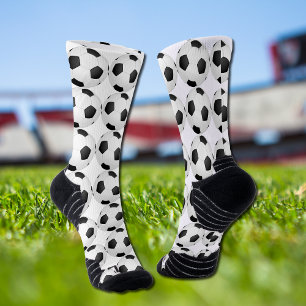 modern soccer ball pattern socks
