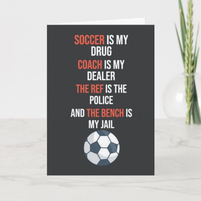 Modern Soccer Cards For Kids Sports Boys Athlete  (Front)