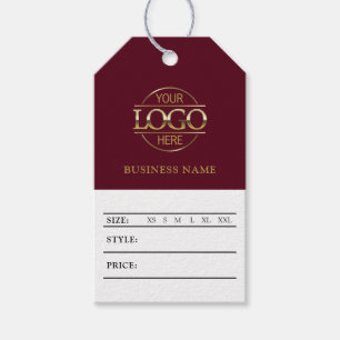 Modern Social Media Business Logo Price Hang Tag
