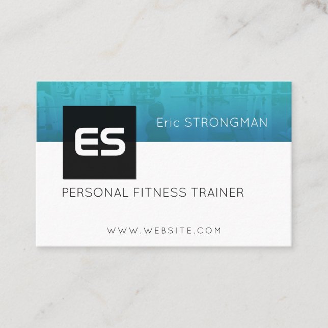 Modern social media style cover business card (Front)