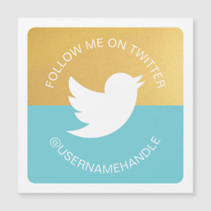 Modern Social Media Twitter Follow Me