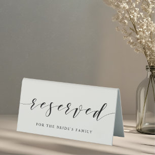 Modern Soft Beige Wedding Reserved