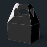 Modern Solid Black Simple Chic Elegant Favour Box<br><div class="desc">Modern Solid Black Simple Chic Elegant Favour Boxes features a modern solid black. Perfect for Valentine's Day,  Women's Day,  Mother's Day,  birthday parties,  anniversary,  weddings,  baby showers and more. Created by Evco Studio www.zazzle.com/store/evcostudio</div>