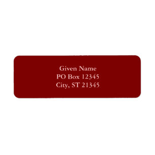 Modern Solid Colour Maroon Blank