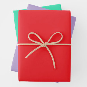 Modern Solid Colour Wrapping Paper, Elegant Holida Paper Sheet