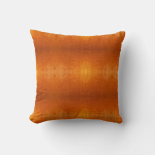 Modern Solid orange  pumpkin orange  pillow