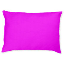 Modern Solid Pink Magenta Dog Bed