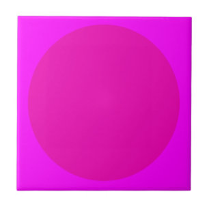 Modern Solid Pink Magenta Wall Decor Trendy Pink Tile