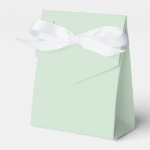 Modern Solid Soft Sage Green Simple Chic Elegant Favour Box