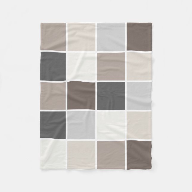 Modern Sophisticated Design Harmonic Colours Fleece Blanket (Front)
