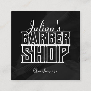 Modern sophisticated elegant  square business card