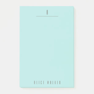 modern sophisticated monogram post-it notes