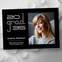 Modern Sophisticated Unique High Tech Photo Grad