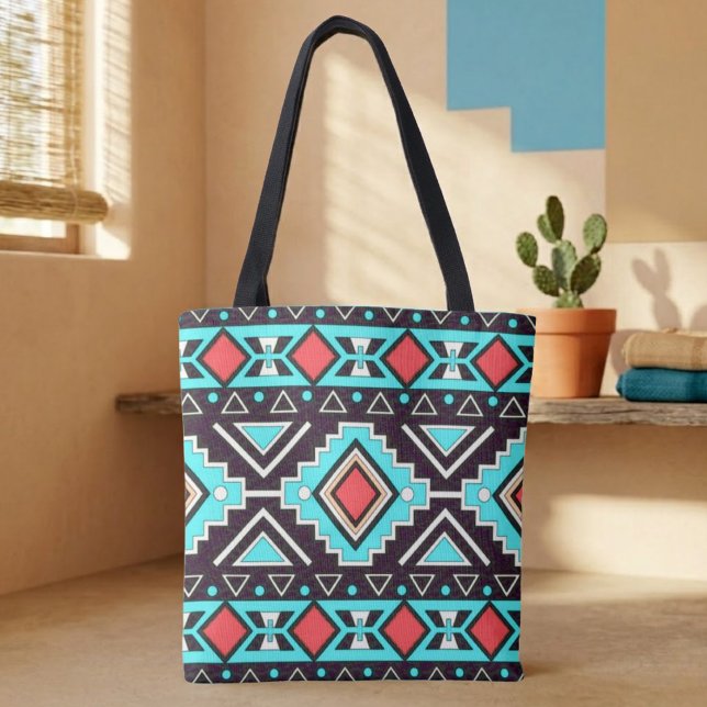 Modern Southwest Diamonds Style Tote Bag (Creator Uploaded)