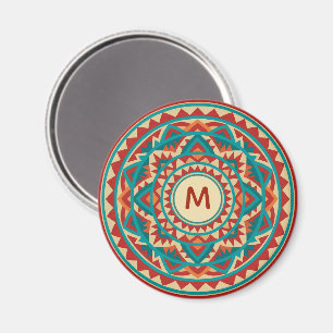 Modern Southwest Mandala Magnet
