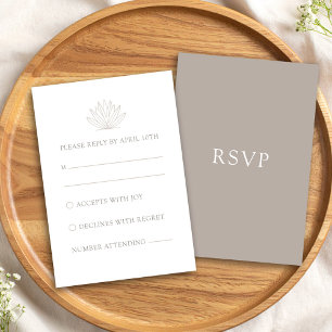 Modern Southwestern Cactus RSVP Card